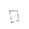 Azar Displays 5"x7" Vertical/ Horizontal Snap Frame for Counter or Wall Display, PK10 300205-SLV - alternate 2